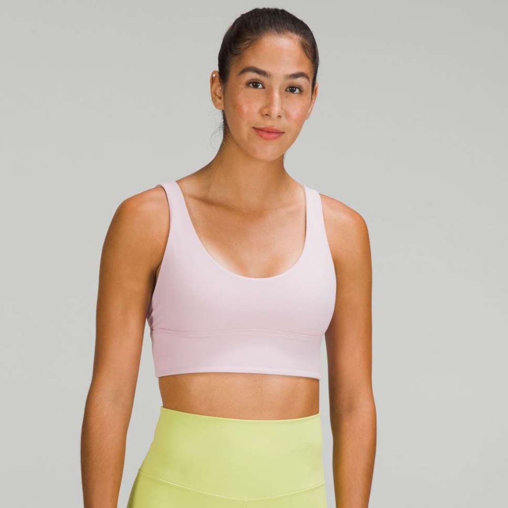 Lulu Lemon Light Pink Align Bra Size 6